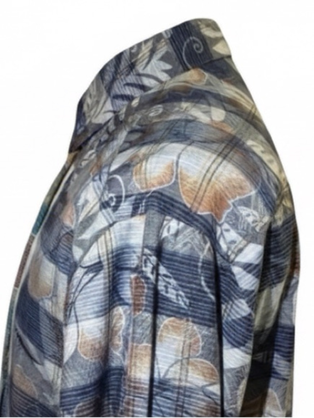 Zanella Men’s Button Down Shirt | Blue | Abstract Luxury | Large | Made in Italy - Picture 8 of 16